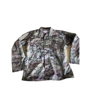 US Army BDU Jacket Mens Large Tall Camo Combat Coat Field Military